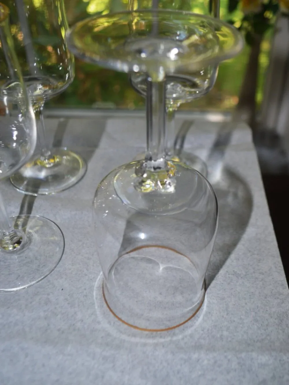 LENOX ~ White Wine Glasses, set of 4 ~ Vintage Era